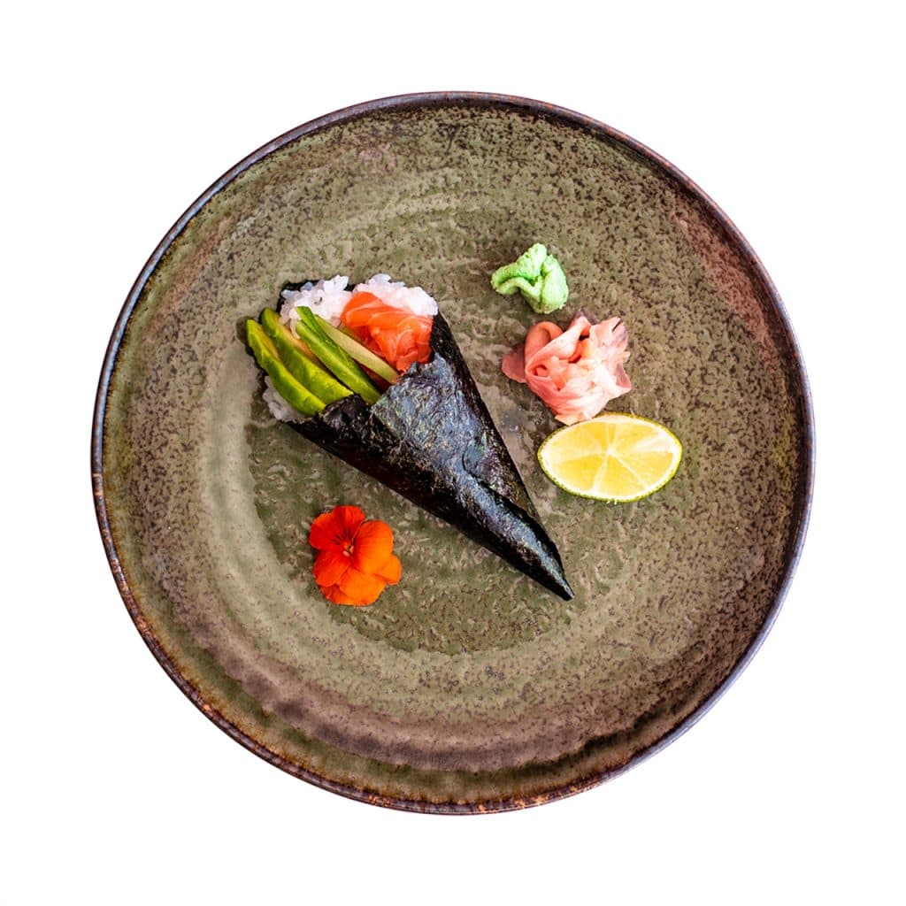 Salmon, avocado & cucumber