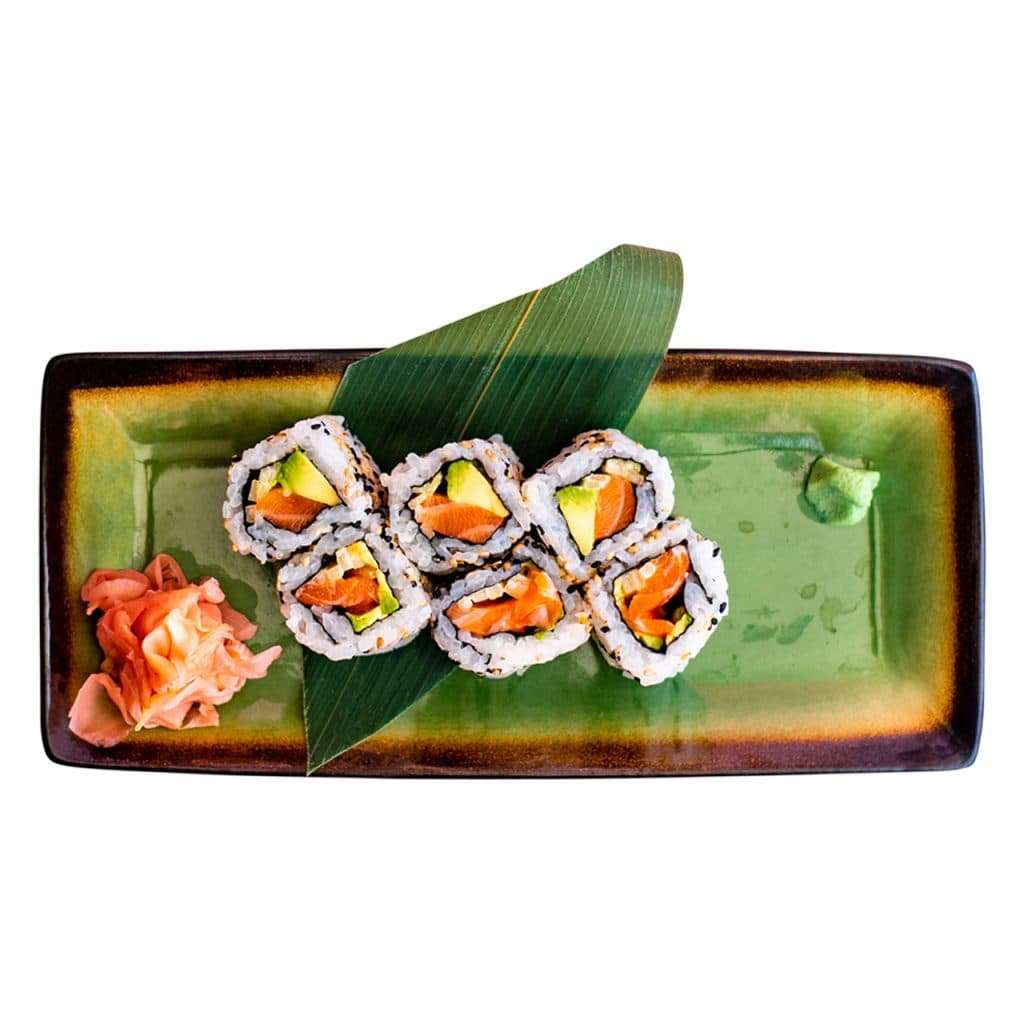 Salmon, avocado & cucumber